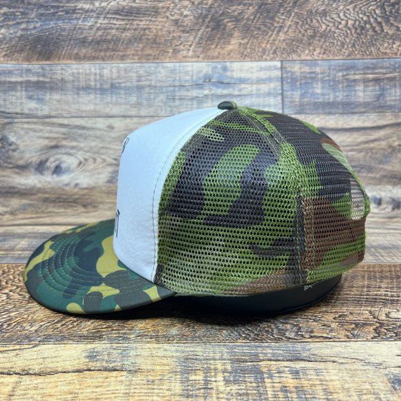 Retro Brooklyn Nets Mens Trucker Hat Camo Snapback NBA Basketball Mesh Ball Cap - Picture 4 of 7